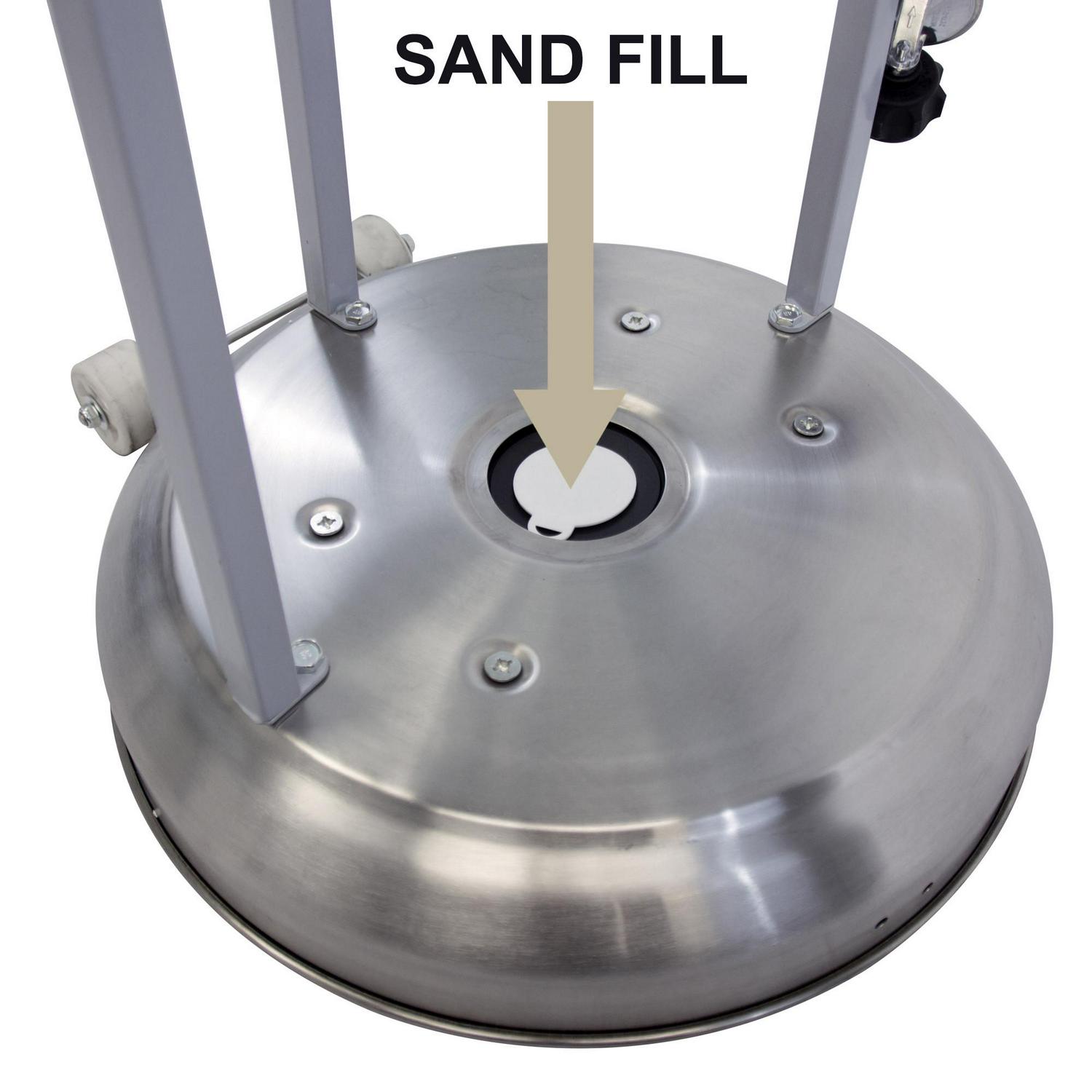 Dyna-Glo 41,000 BTU Deluxe Stainless Steel Propane Patio Heater - Image 4