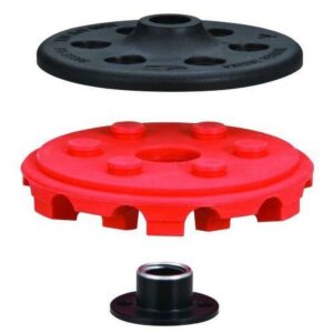Dynabrade 92295 Eraser Wheel with Hub Flat