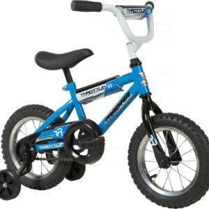Dynacraft Throttle 12 inch BMX Kids Bike For Age 3-5 Years, Blue