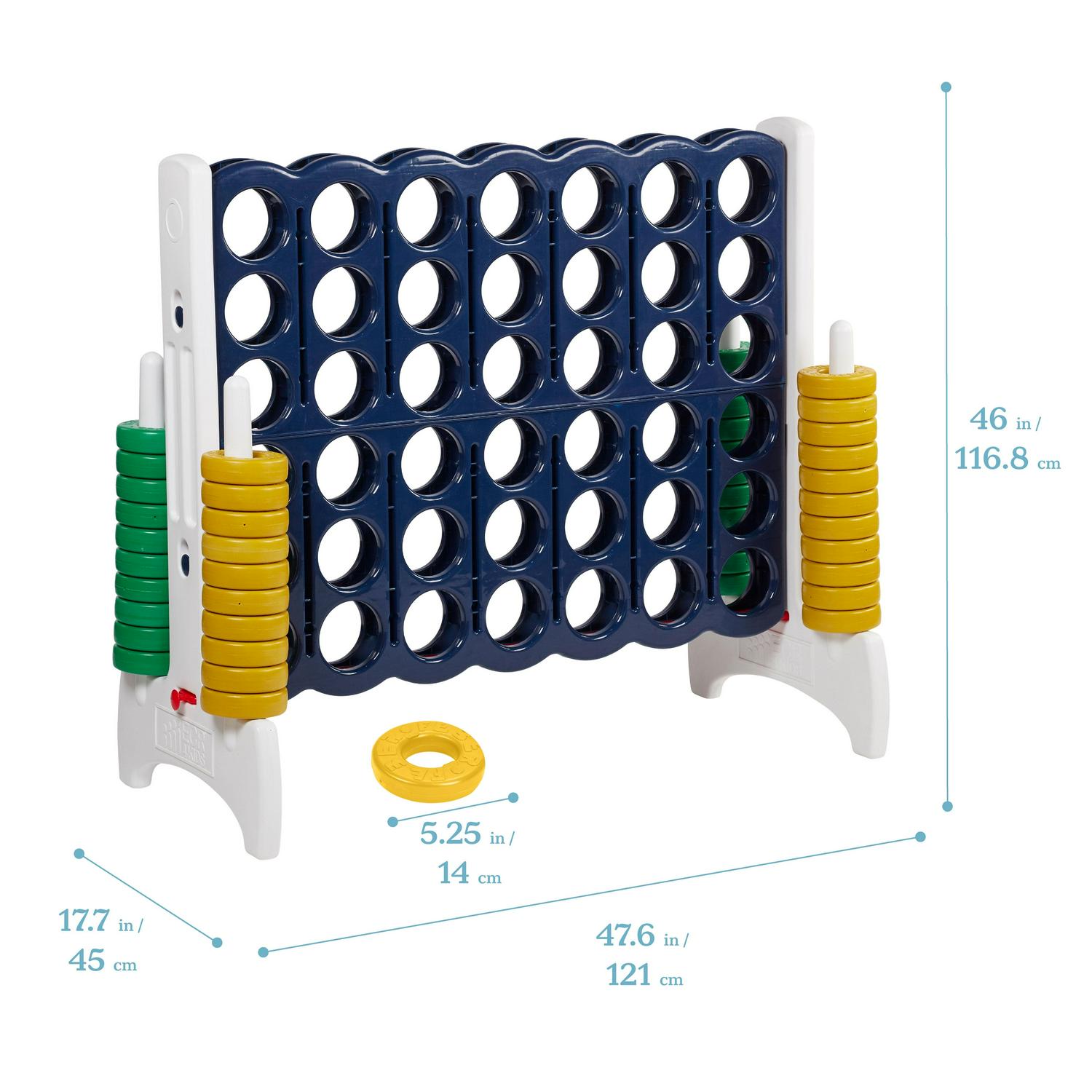 ECR4Kids Jumbo 4-To-Score, Blue/Gold - Image 2