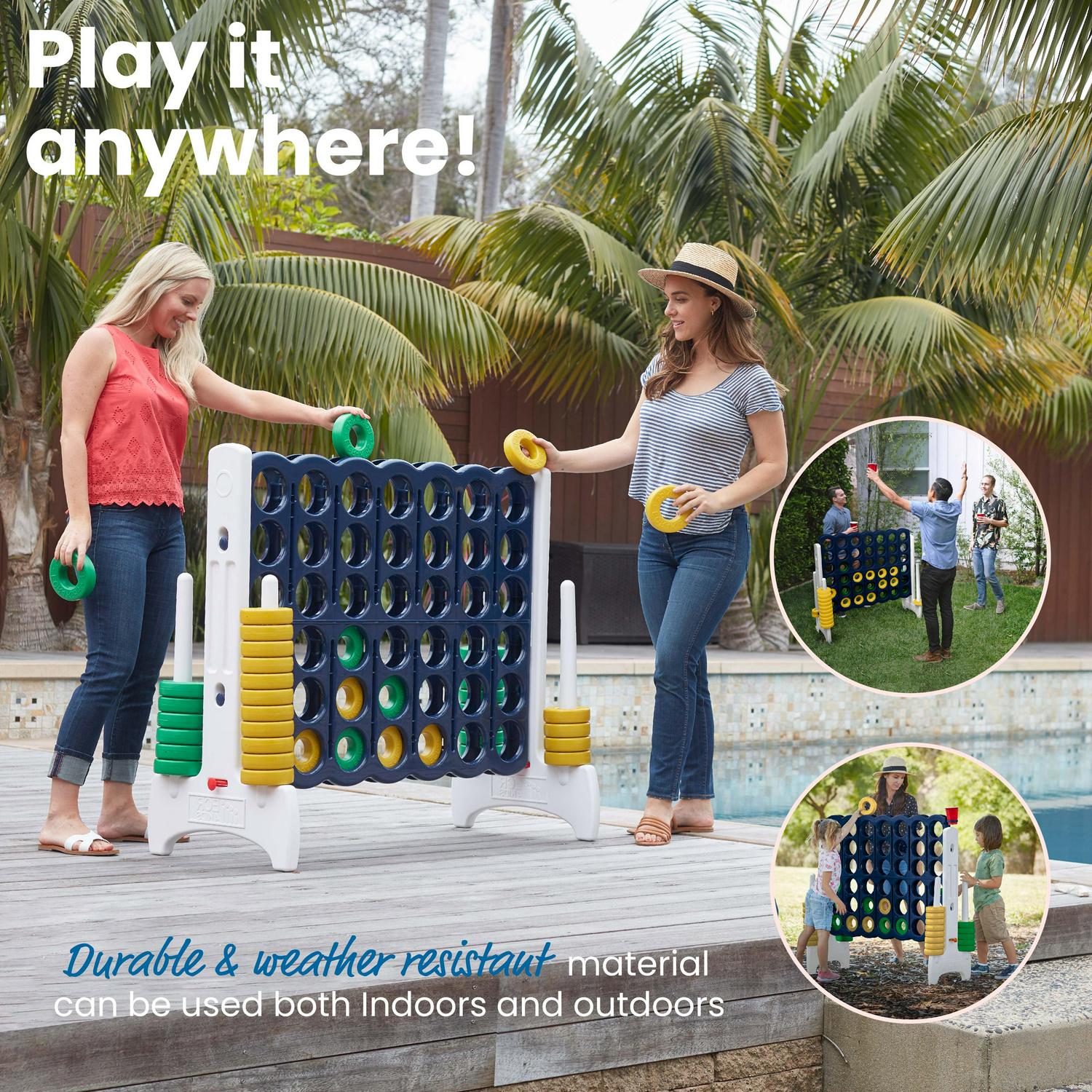 ECR4Kids Jumbo 4-To-Score, Blue/Gold - Image 4