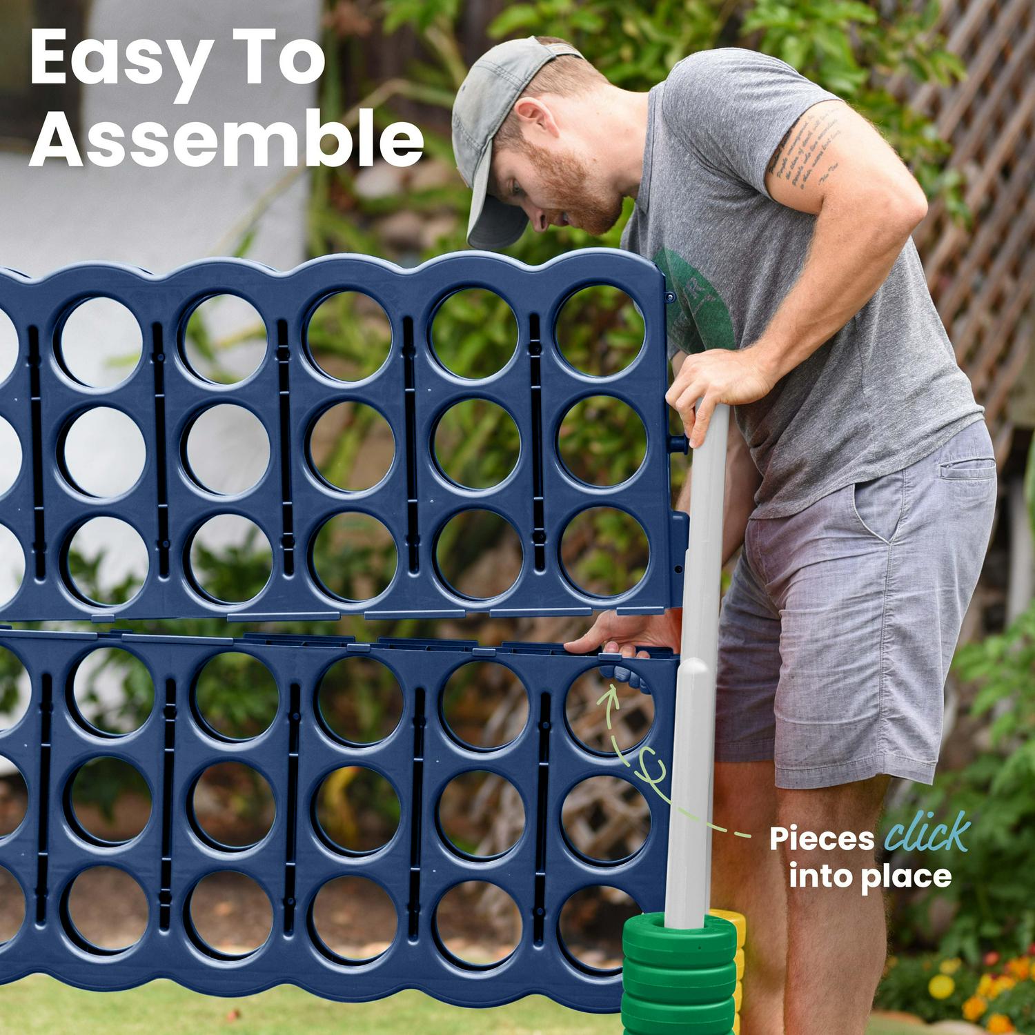 ECR4Kids Jumbo 4-To-Score, Blue/Gold - Image 5