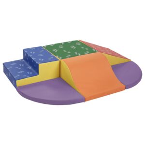 ECR4Kids SoftZone Little Me Wall Climb and Slide, Assorted, 6-Piece