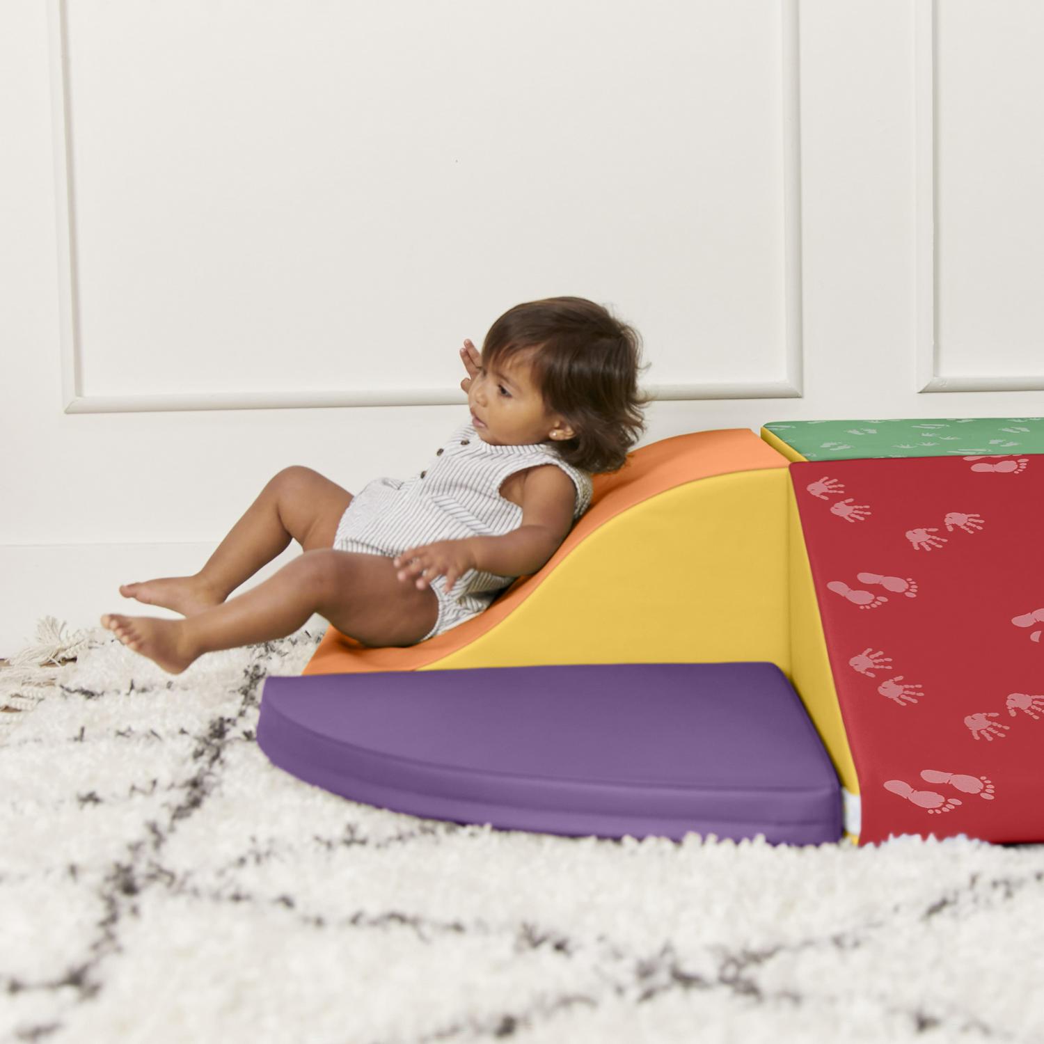 ECR4Kids SoftZone Little Me Wall Climb and Slide, Assorted, 6-Piece - Image 10