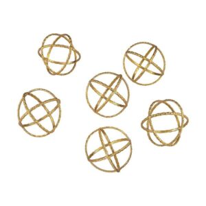 351-10174/S6-Elk Home-Kule - Transitional Style w/ Luxe/Glam inspirations - Metal Orb (Set of 6) - 4 Inches tall 4 Inches wide
