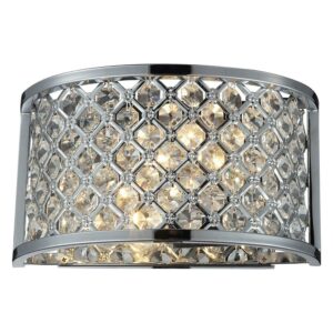 Elk Lighting Genevieve Polished Chrome Wall Sconce w/ 2 Light 60W - 31100/2