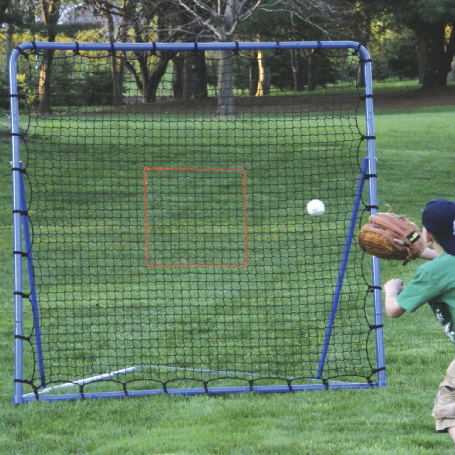 EZ Goal Baseball Monster 6' x 6' Rocket Back Rebounder Throwback - Image 3