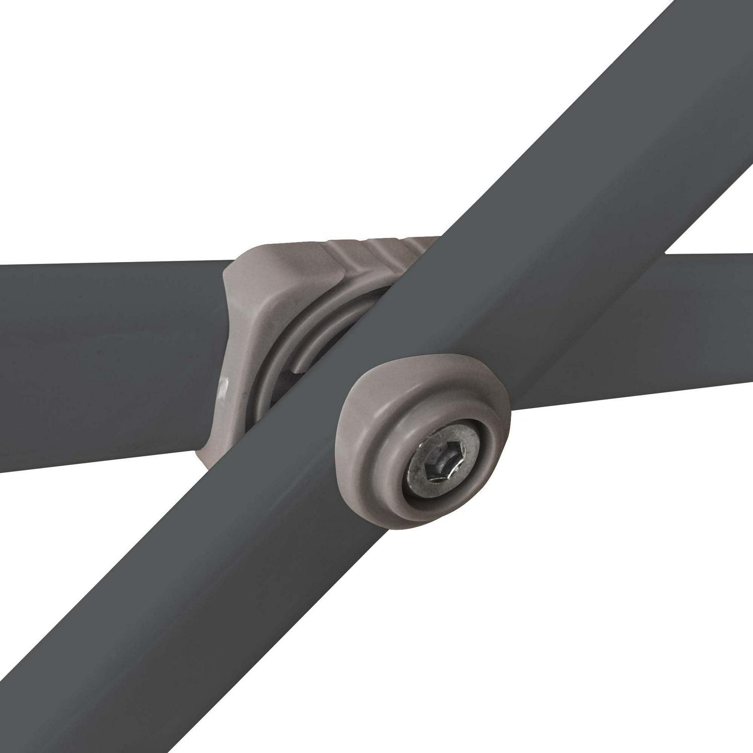 E-Z Up® Vantage Instant Shelter® Outdoor Canopy, 10' x 10', Black, Assembled Width 120" - Image 3