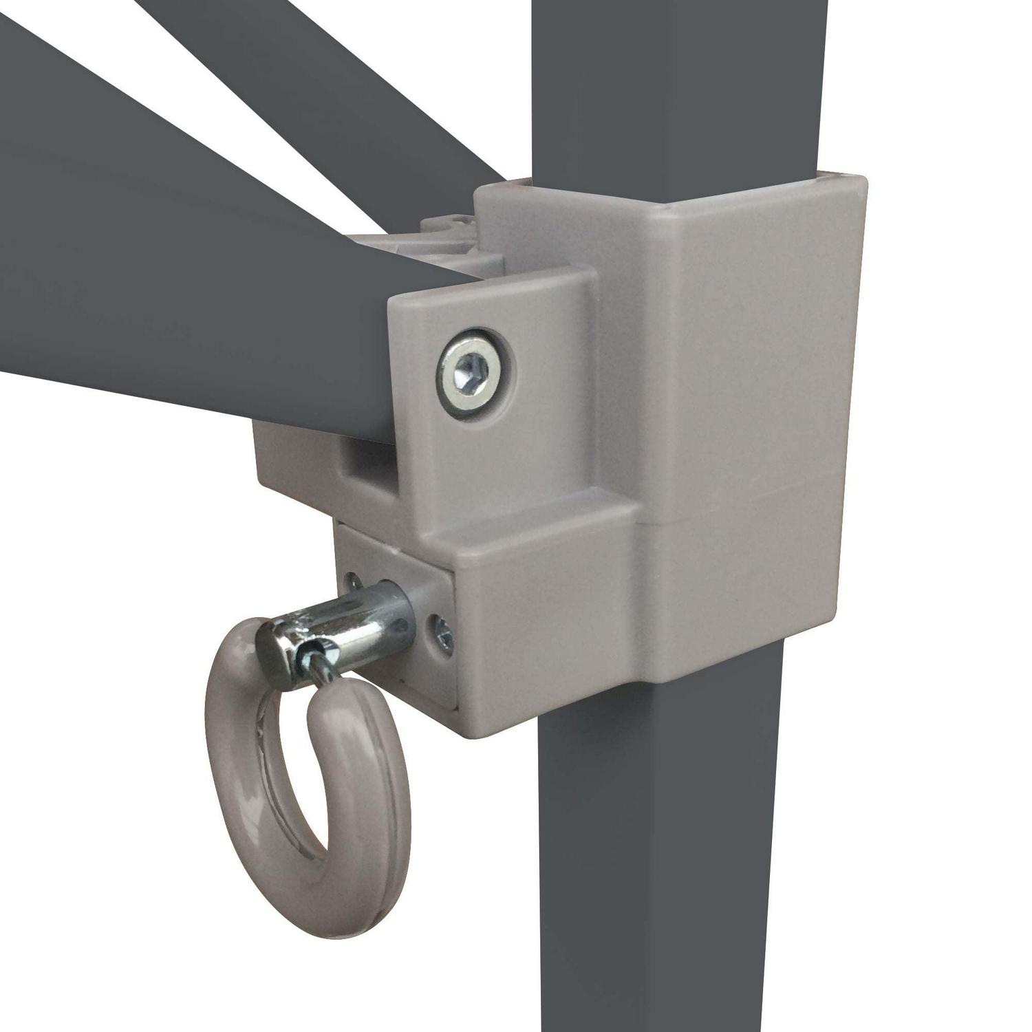 E-Z Up® Vantage™ Instant Shelter® Outdoor Canopy , 10' x 10', White, Assembled Width 120" - Image 5