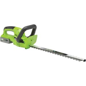 Earthwise LHT12422 24-Volt Lithium Ion Cordless Electric Hedge Trimmer 22" Blade (battery and charger included)