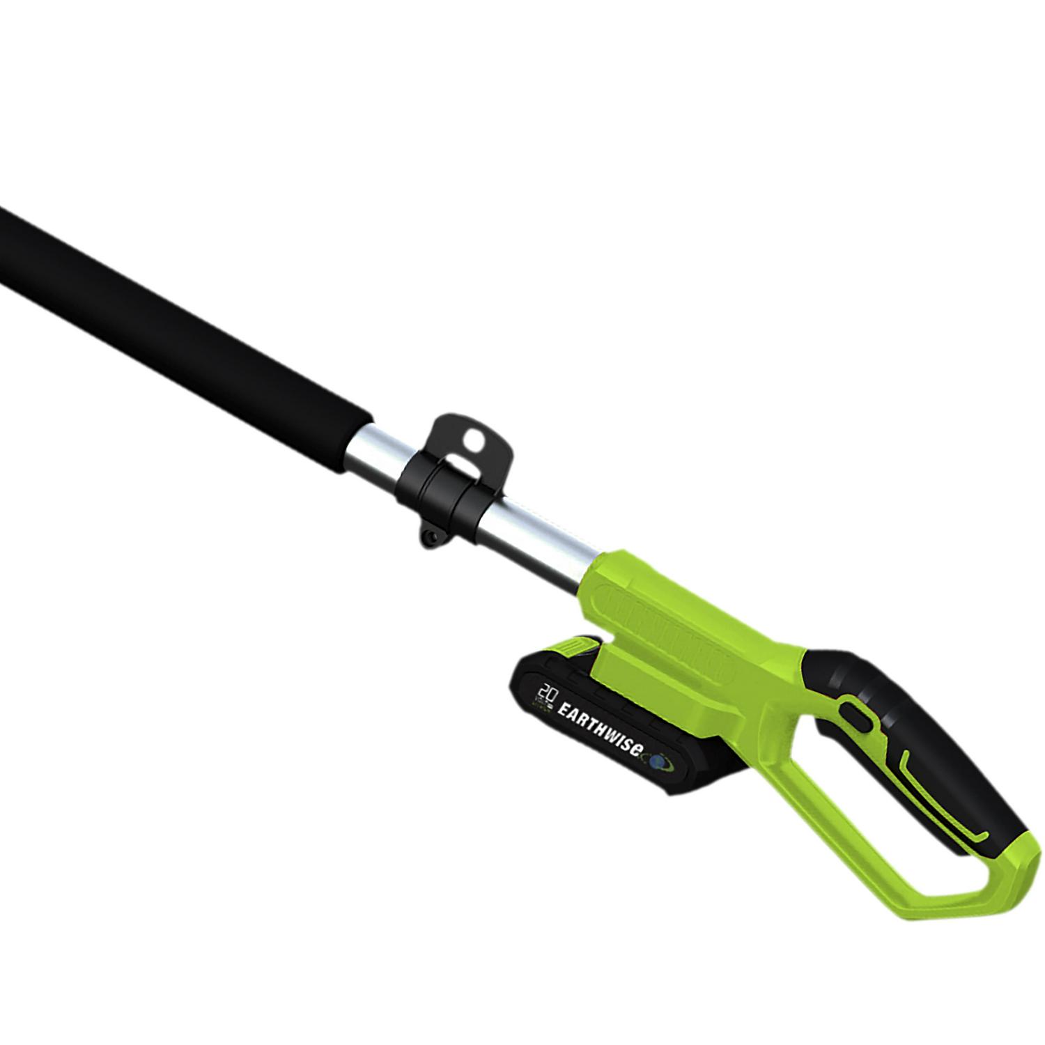 Earthwise LPHT12022 20" Cordless Electric 20 Volt Pole Hedge Trimmer (2Ah Battery and Charger Include) - Image 7