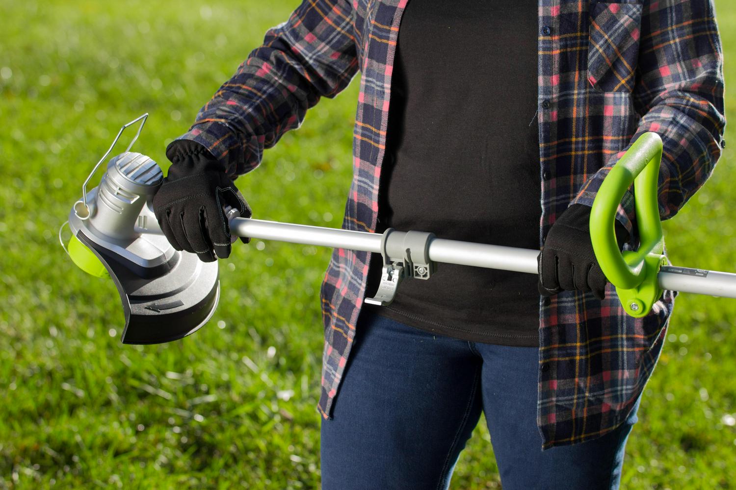 Earthwise LST04012 40-Volt Lithium Ion cordless electric 12" String Trimmer (2Ah Battery and Charger Included) - Image 6