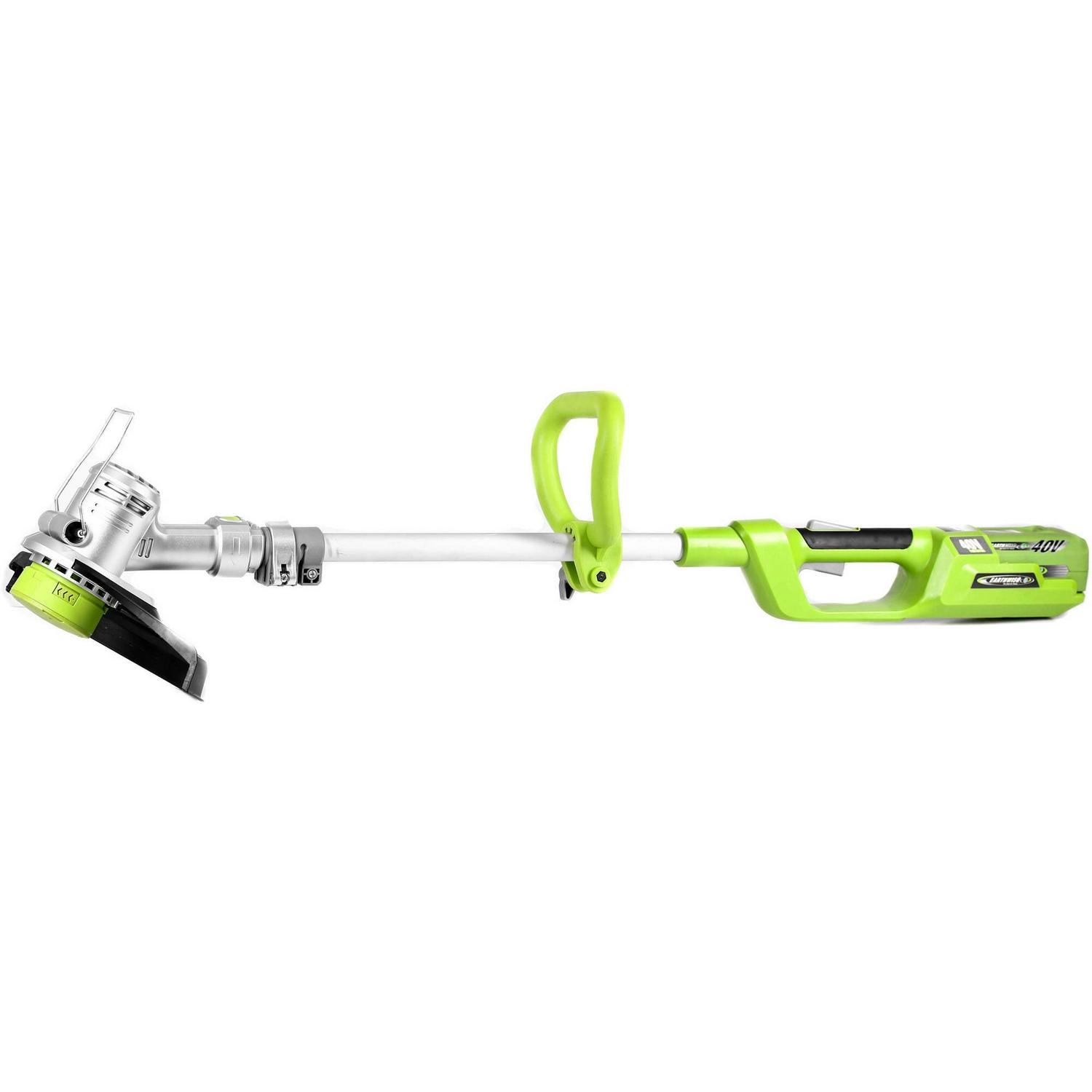 Earthwise LST04012 40-Volt Lithium Ion cordless electric 12" String Trimmer (2Ah Battery and Charger Included)