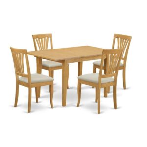 5 PcTable and chair set - Dining Table for small spaces and 4 Dining Chairs