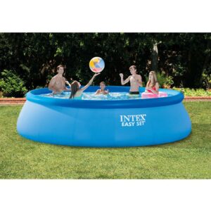 Easy Set 28165EH Deluxe Above Ground Pool, 3284 gal Capacity, 15 ft Dia X 42 in H
