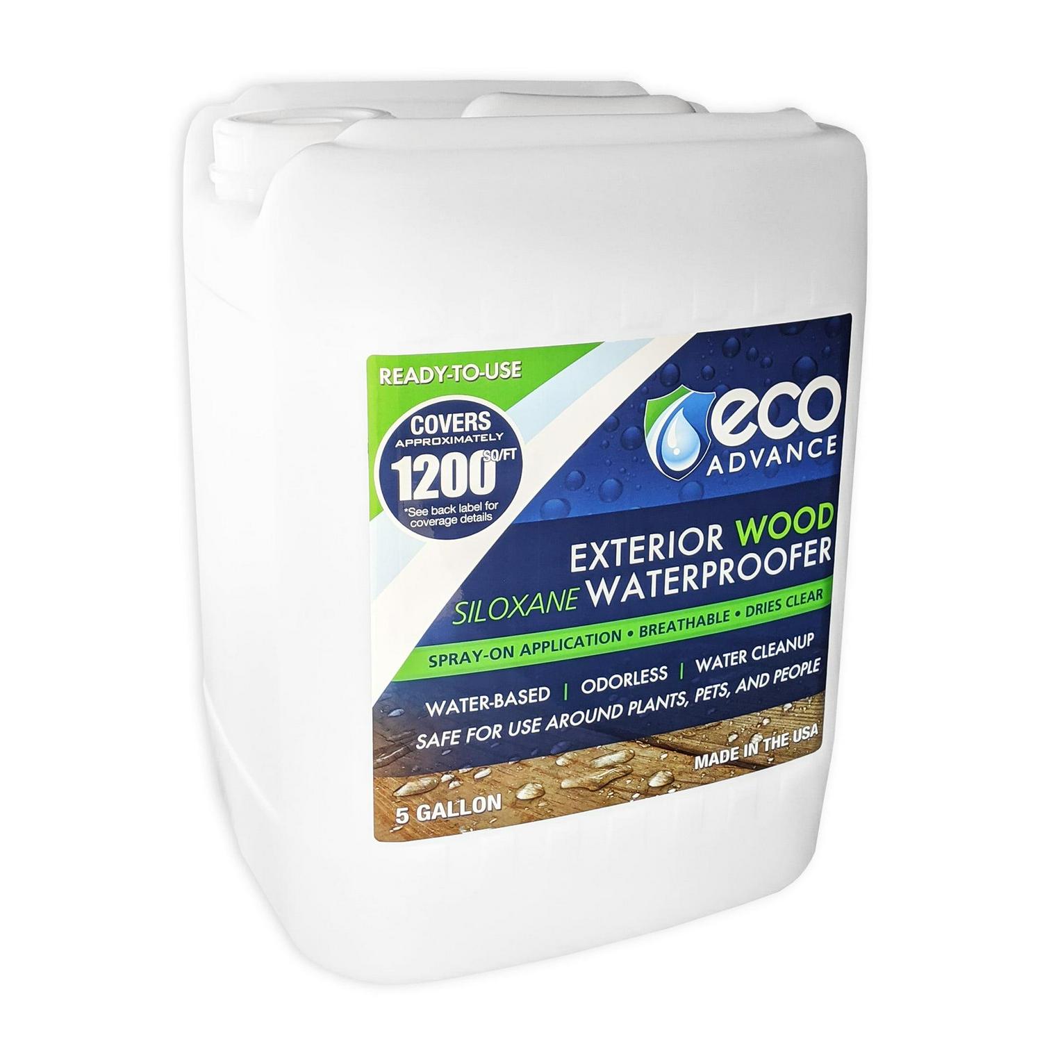 Eco Advance Wood Siloxane Waterproofer, Ready-to-Use, 5 Gallon