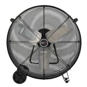 Ecomax EMF103055D 30" High Velocity Drum Fan – Industrial Floor Fan for Garage, Workshop, and Warehouse
