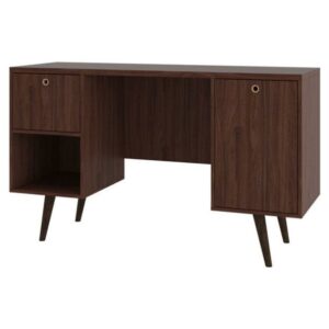 Edgar Office Desk in Dark Brown