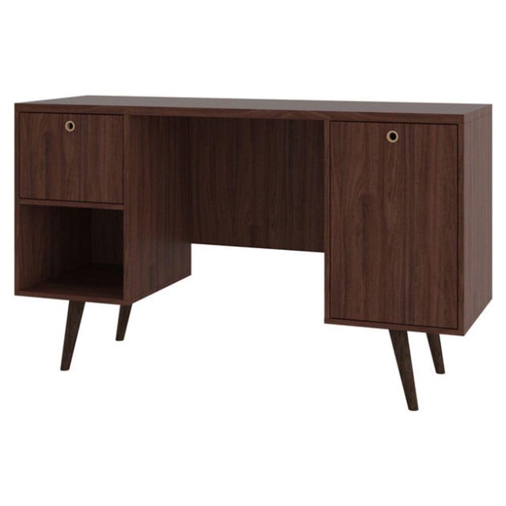 Edgar Office Desk in Dark Brown