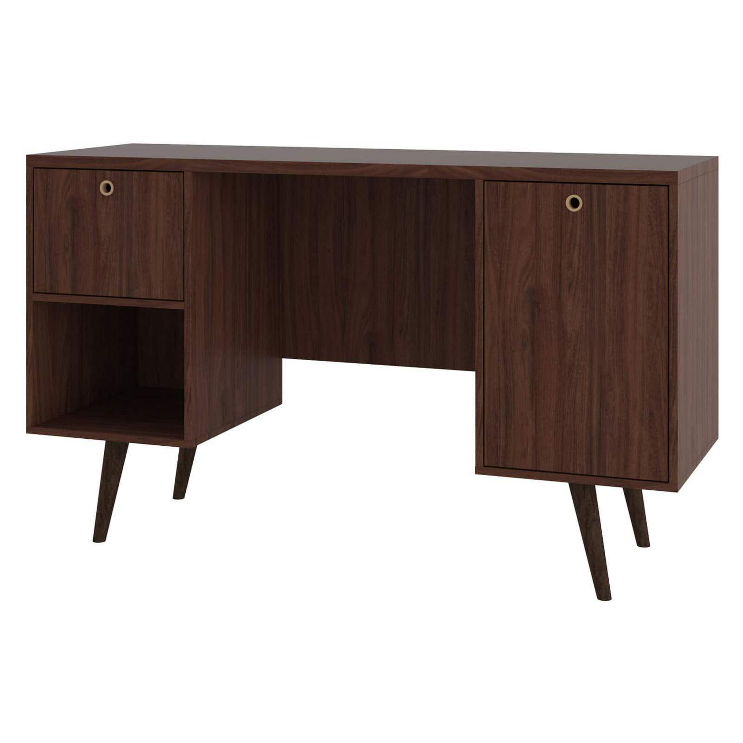 Edgar Office Desk in Dark Brown - Image 8