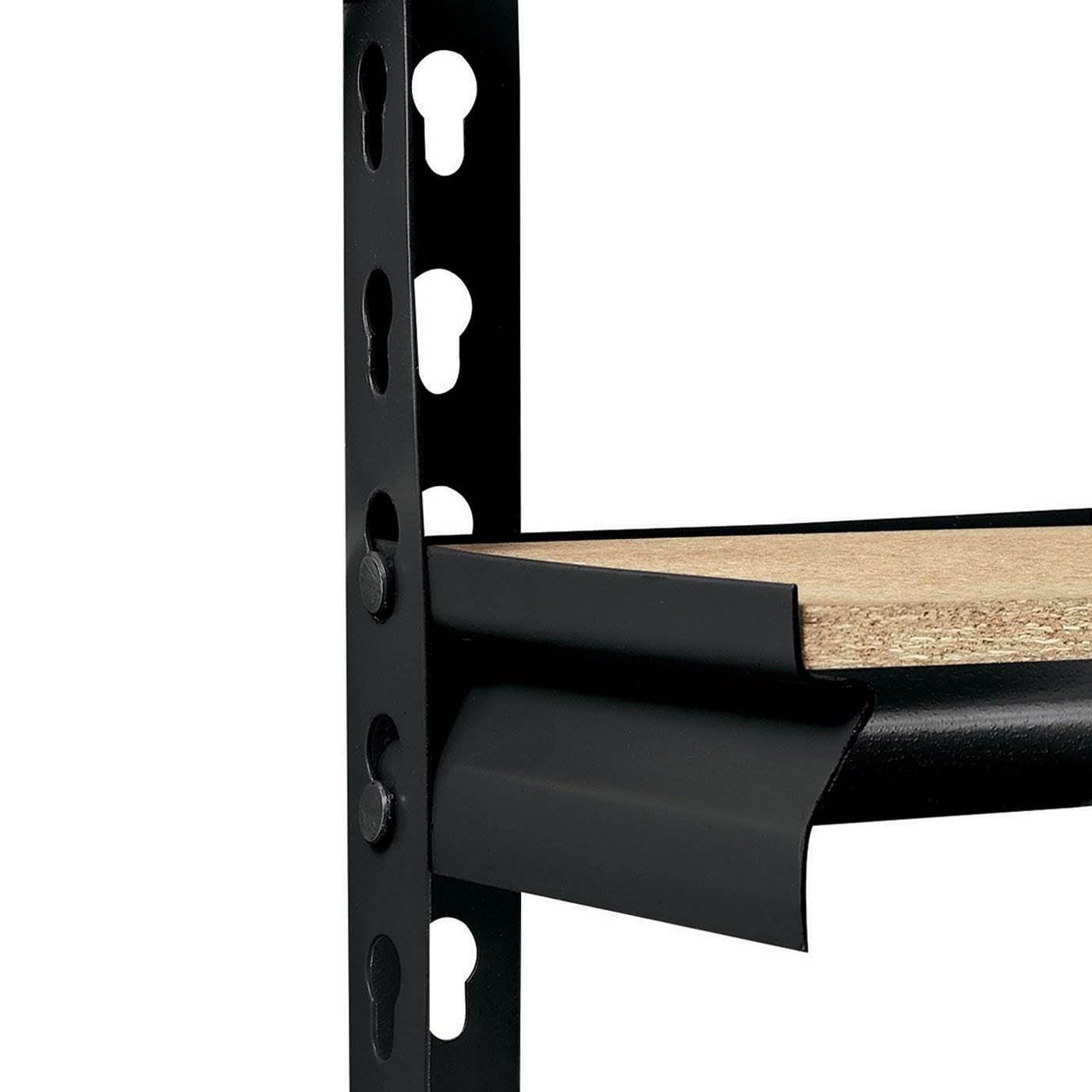 Edsal 5 Shelf 4000 Lb. 48x18x72" Adjustable Storage Rack Shelves (2 Pack) - Image 4