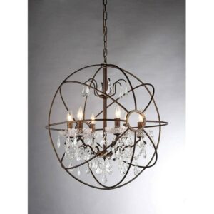 Edwards Antique Bronze 32-inch Chandelier