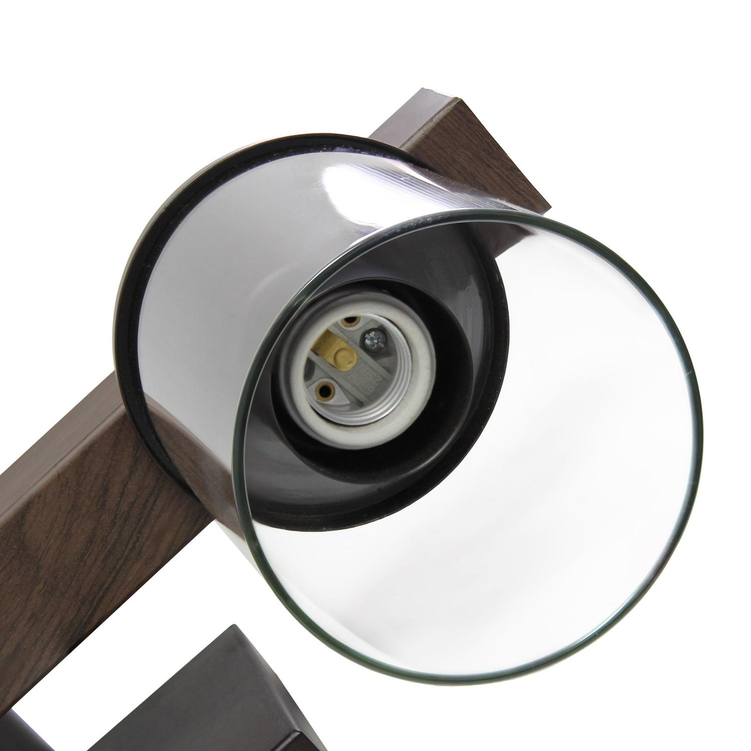 Elegant Designs Industrial Rustic Lantern Restored Wood Look 3 Light Bath Vanity, Brown - Image 9