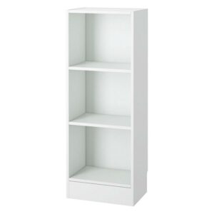 Tvilum Element Tall Narrow 5-Shelf Office Bookcase for Adults, White