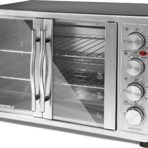 Elite Gourmet ETO-4510M New Double Door Oven with Rotisserie and Convection