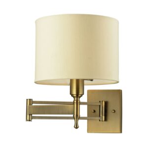 Elk Home 10-Inch Wide Pembroke Sconce, Transitional, Antique Brass