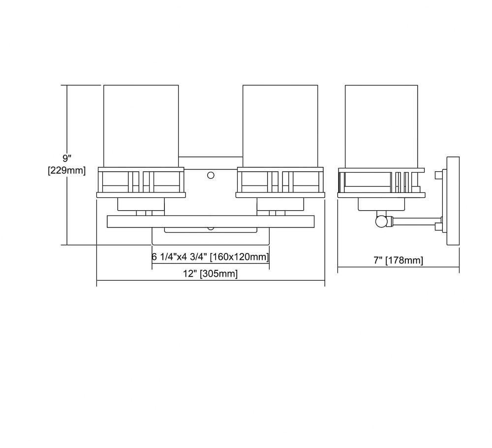 Elk Home 12-Inch Wide Ravendale Vanity Light, Brushed Nickel - Image 2