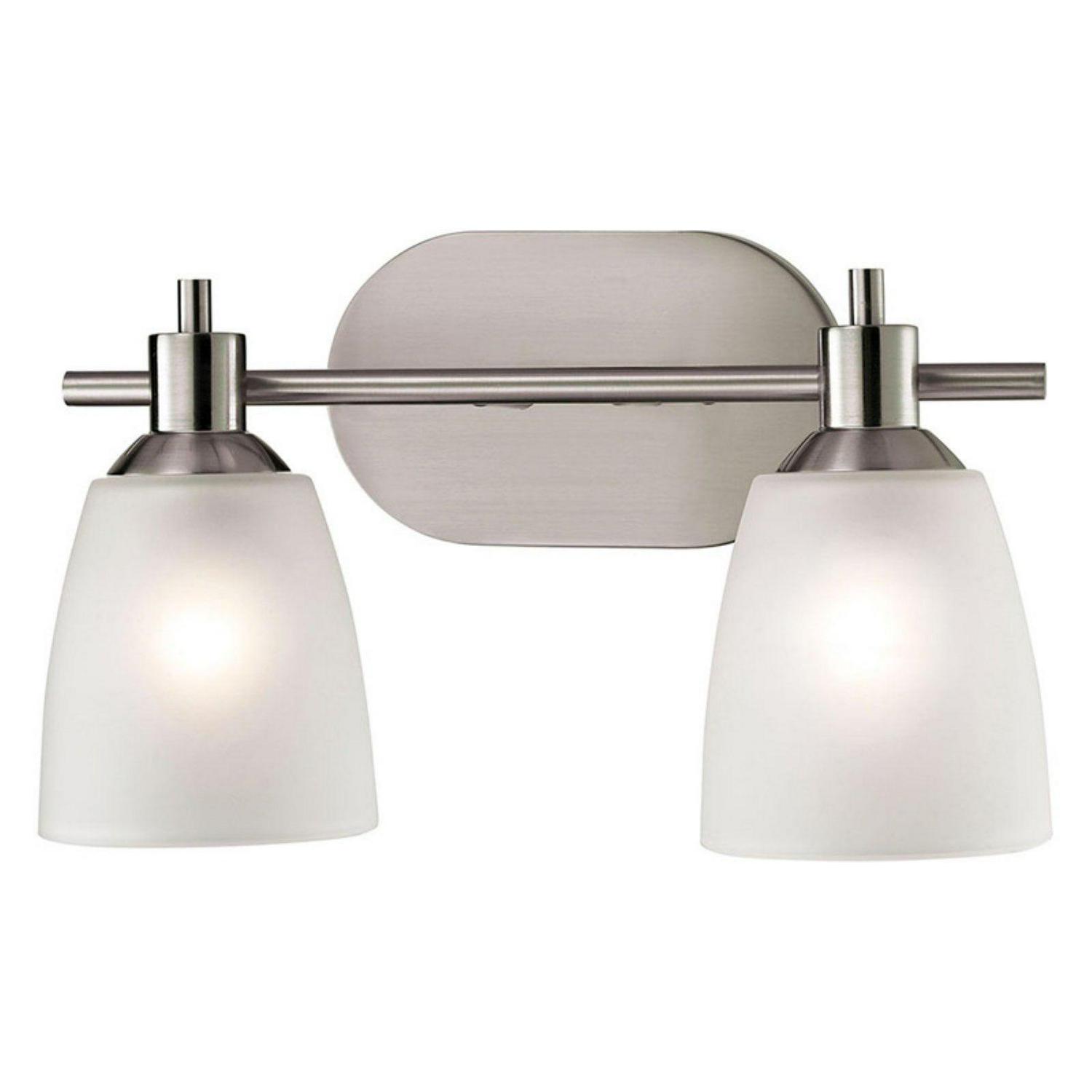 Elk Home 14-Inch Wide Jackson Vanity Light Transitional-Brushed Nickel