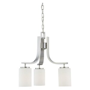 Elk Home 20-Inch Wide Pendenza Chandelier, Transitional-Brushed Nickel