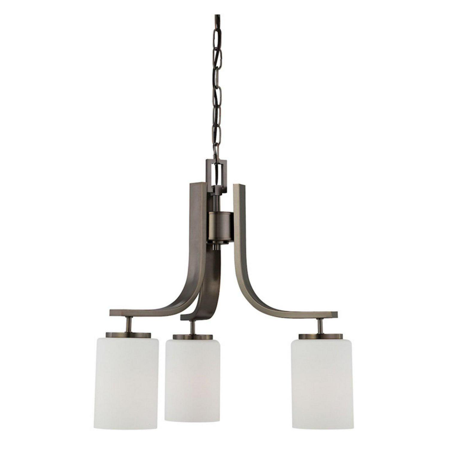 Elk Home 20-Inch Wide Pendenza Chandelier, Transitional-Brushed Nickel - Image 3