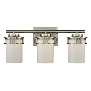 Elk Home 20-Inch Wide Ravendale Vanity Light, Brushed Nickel