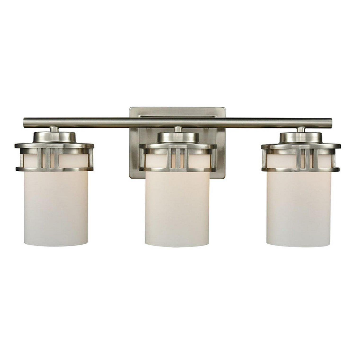 Elk Home 20-Inch Wide Ravendale Vanity Light, Brushed Nickel