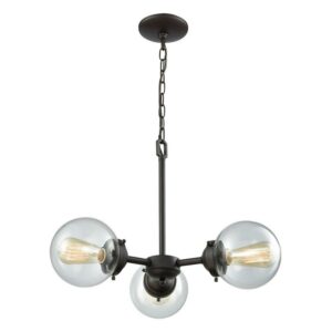 CN129321-Thomas Lighting-Beckett - 3 Light Chandelier In Modern Style-16 Inches Tall and 22 Inches Wide -Traditional Installation