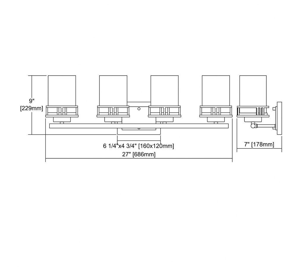 Elk Home 27-Inch Wide Ravendale Vanity Light, Brushed Nickel - Image 2
