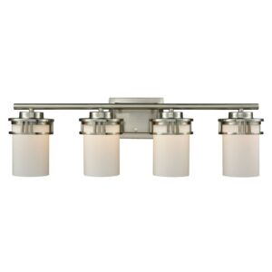 Elk Home 27-Inch Wide Ravendale Vanity Light, Brushed Nickel