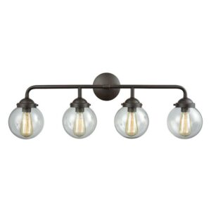 Elk Home 33-Inch Wide Beckett Vanity Light, Oil Rubbed Bronze