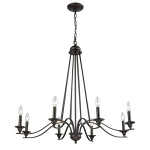 Elk Home 36-Inch Wide Farmington Chandelier, Oil Rubbed Bronze