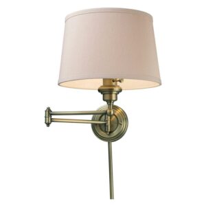 11220/1-LED-Elk Home-Westbrook - 9.5W 1 LED Swingarm Wall Sconce in Transitional Style with Country/Cottage and Coastal inspirations - 14.5 Inches