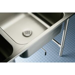 Elkay LK24RT Elkay 3-1/2" Drain Fitting Rotary Lever Operated with 1-1/2" OD Tailpiece