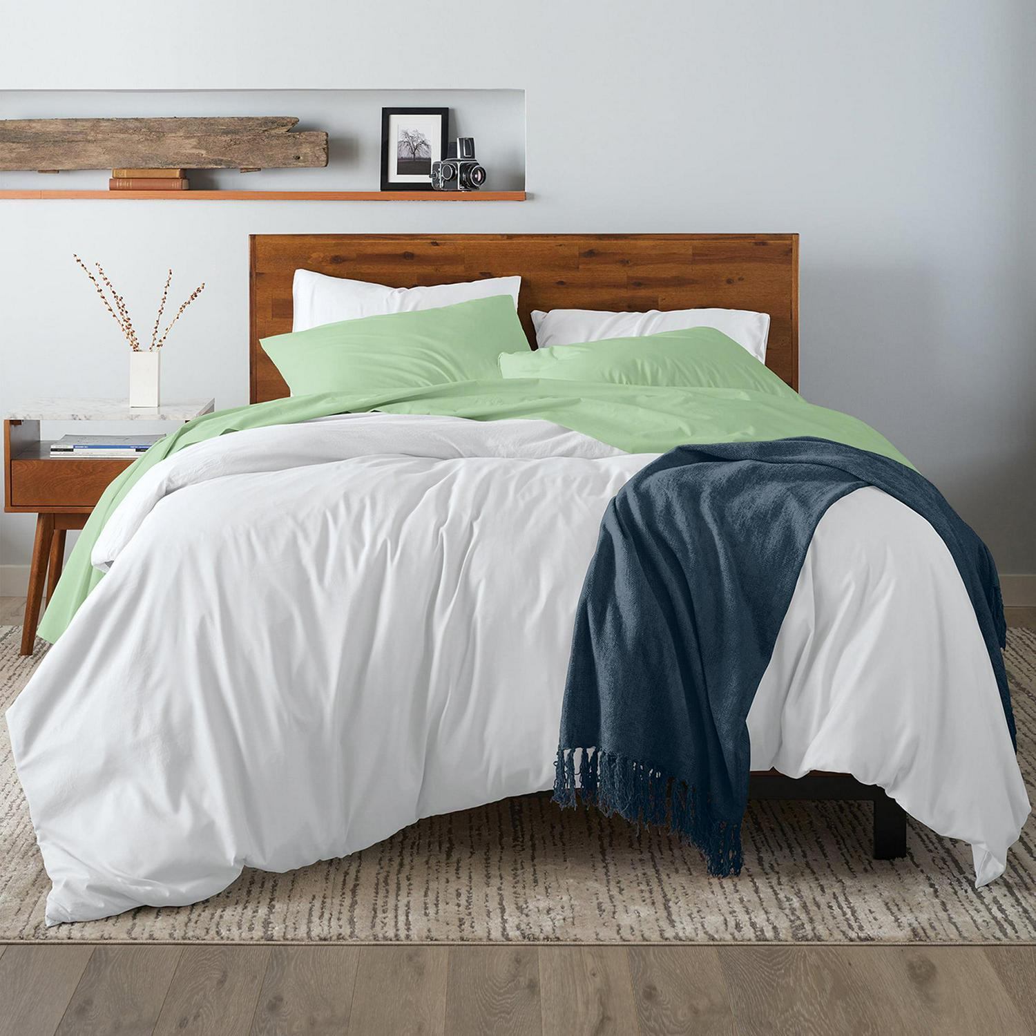 100% Cotton Sateen Smooth & Silky 500 Thread Count 4-Piece Sheet Set - Image 3