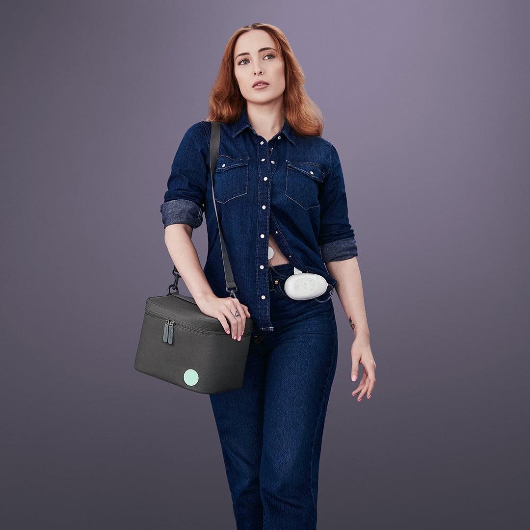 Elvie Stride Plus - Hands-Free, Hospital-Grade Electric Breast Pump with 3-in-1 Bag - Image 5