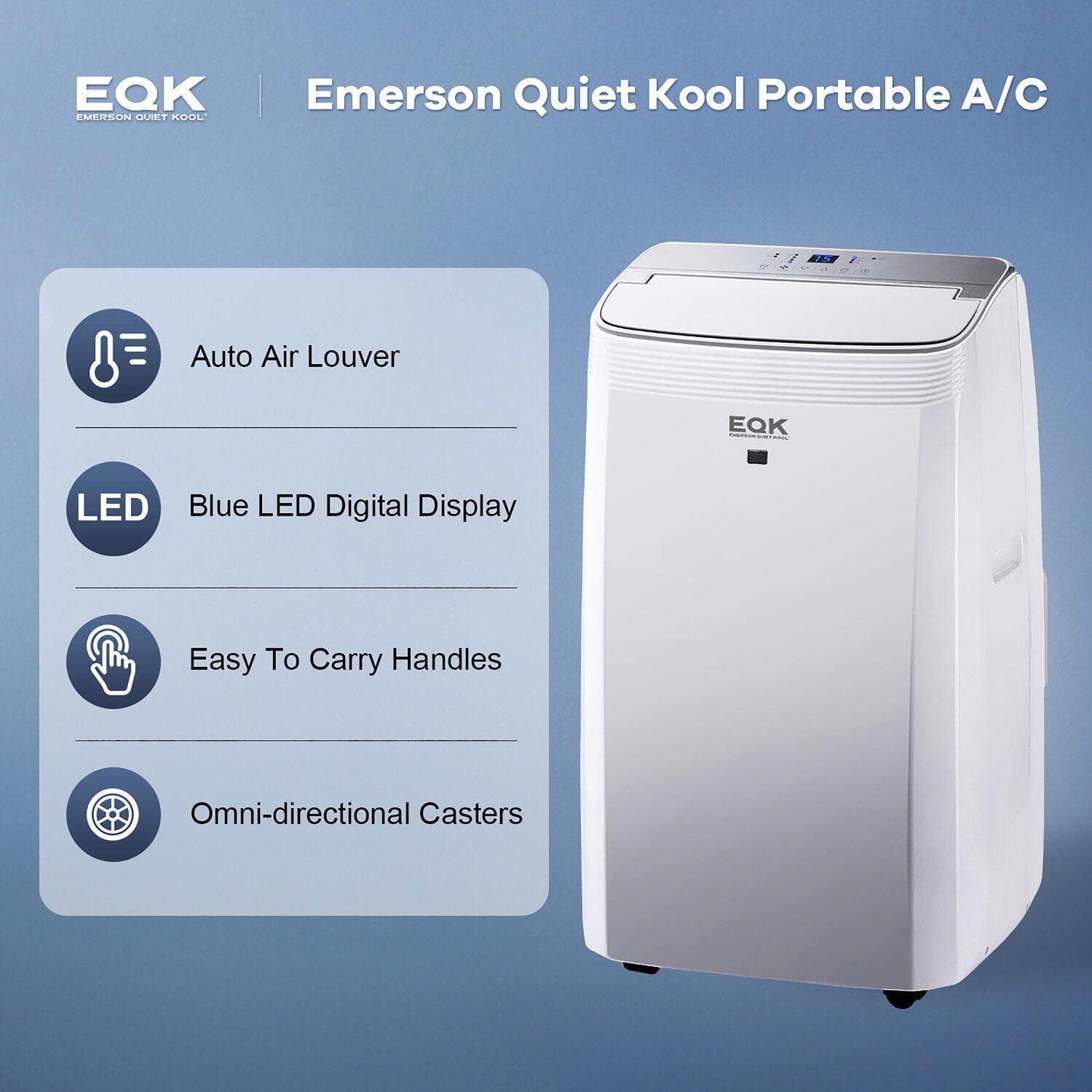 Emerson Quiet Kool 10,000 BTU (14,000 BTU ASHRAE) 115-Volt Portable Air Conditioner with Heater - Image 4