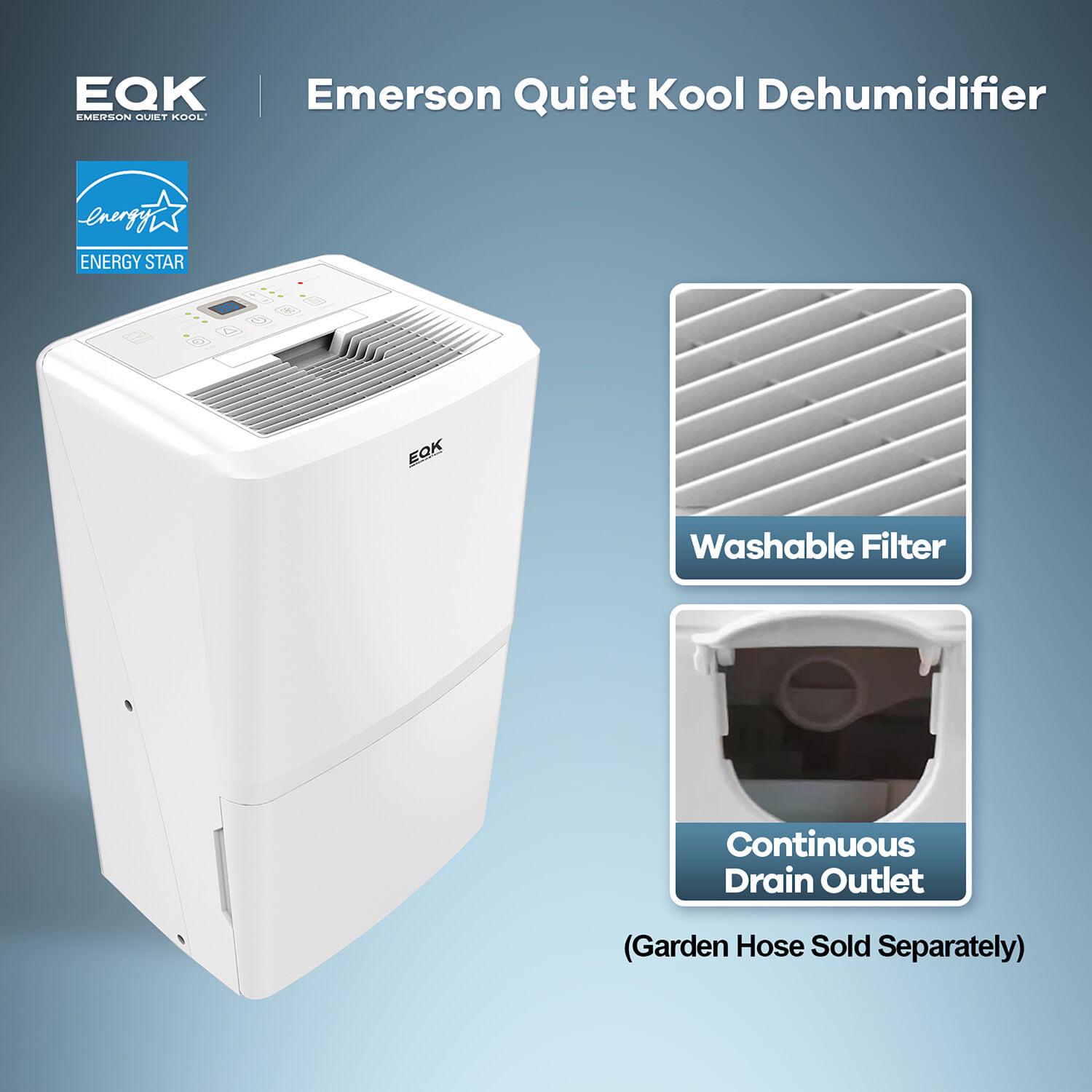 Emerson Quiet Kool 50 Pt 4500 Sq.ft. Dehumidifier in White - Image 4
