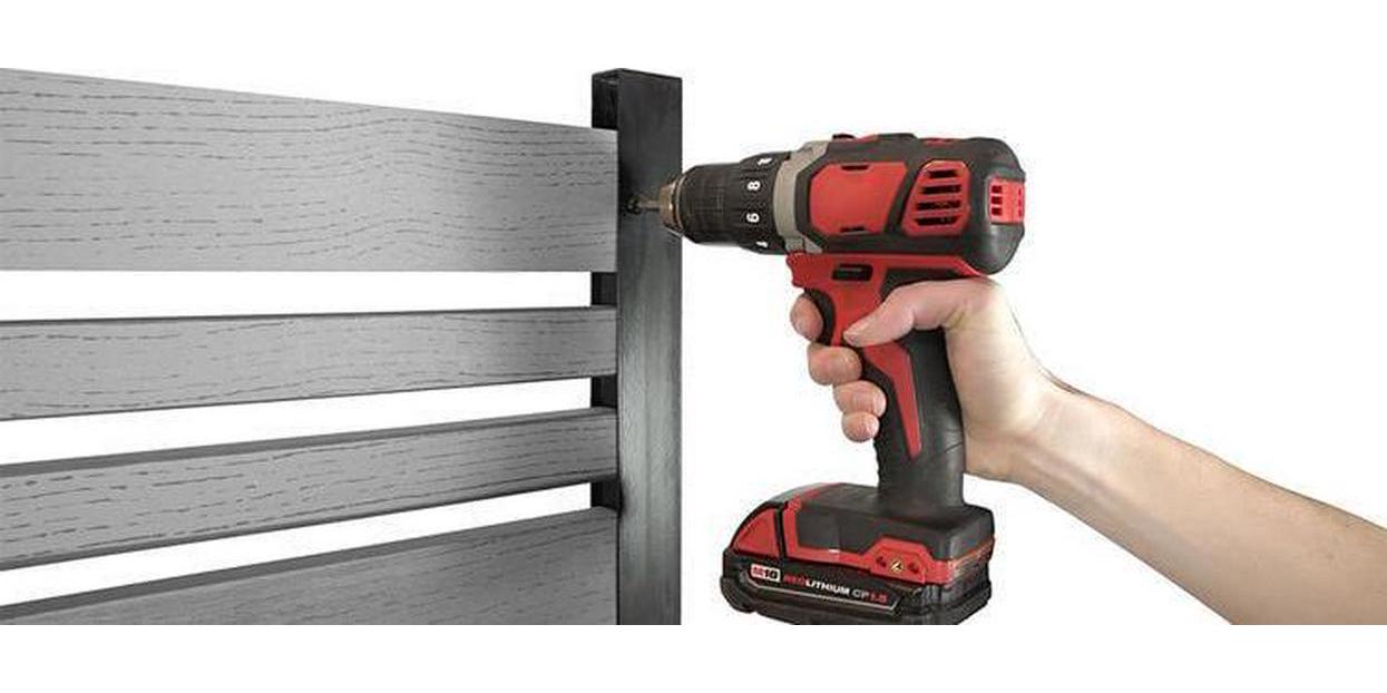 Enclo Privacy Screens EC18023 5ft H x 3.5ft W x 1.3 ft L Sedona WoodTek Vinyl Charcoal Color Louvered Freestanding Screen w/ Planter Box - Image 7