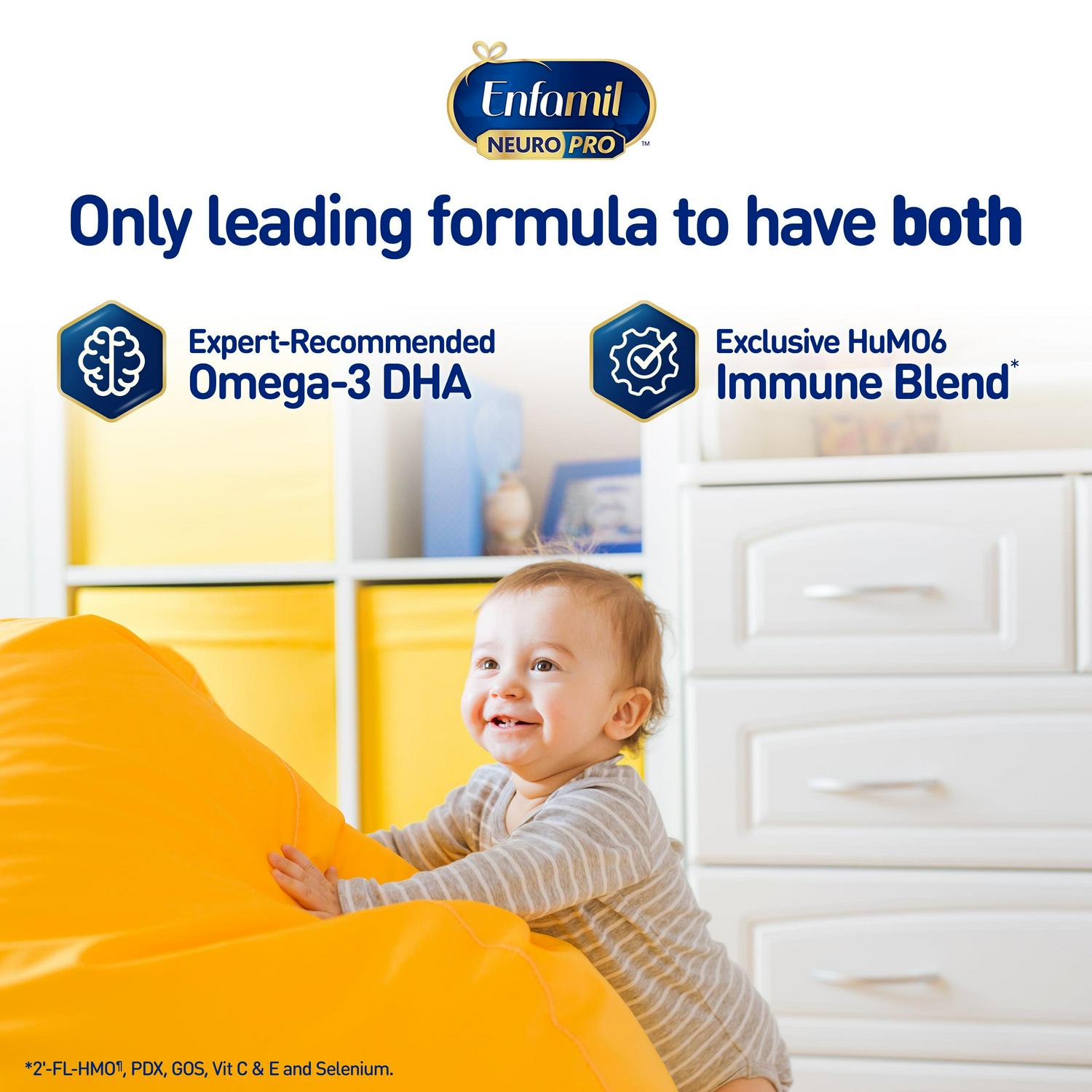 Enfamil NeuroPro Powder Baby Formula, MFGM* 5-Year Benefit, Exclusive HuMO6 Immune Blend, 125.6 Oz - Image 4
