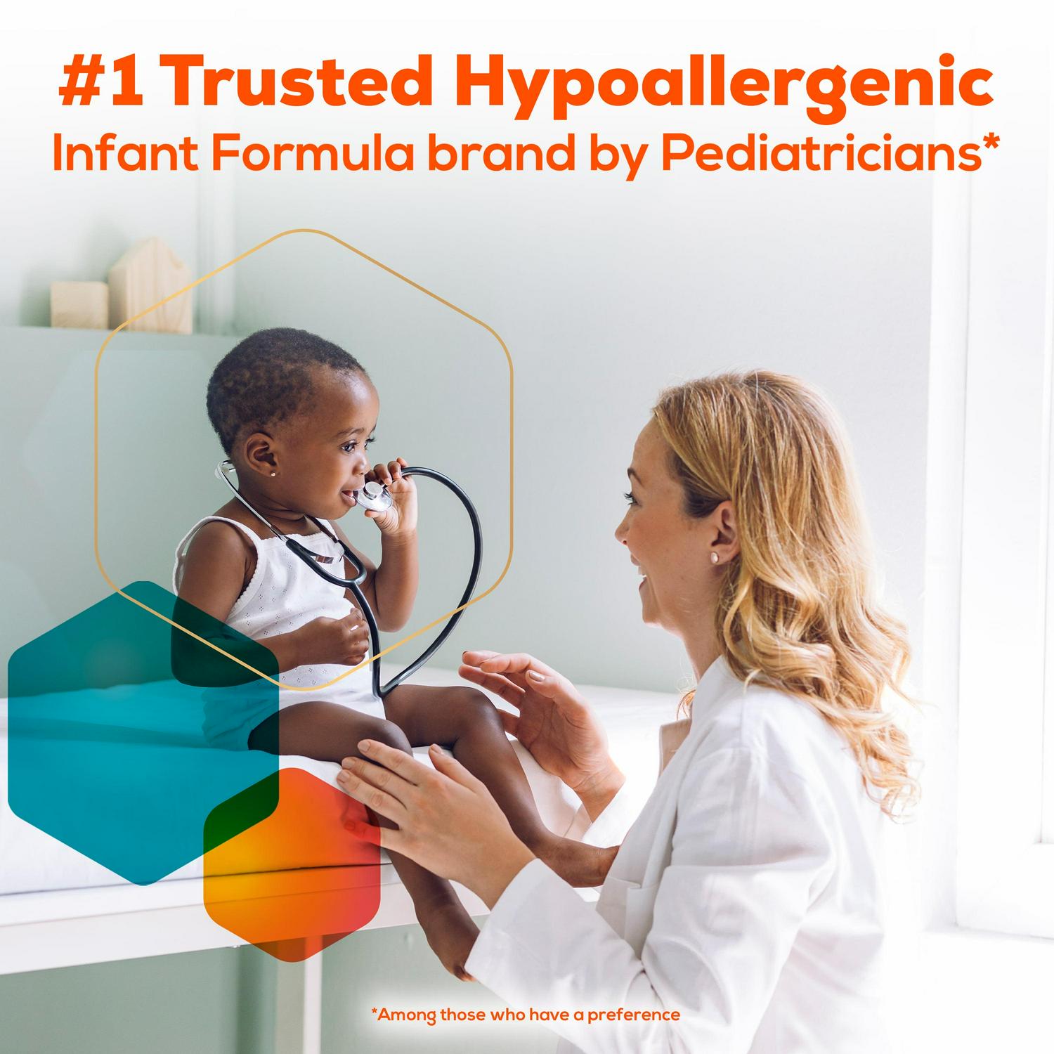 Nutramigen With Probiotic LGG Hypoallergenic Powder Baby Formula, 27.8 oz Can, 4 Count - Image 5